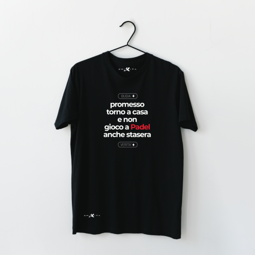 T-Shirt Bugia vs Verità maglia padel